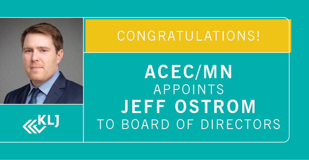 ACEC/MN Appoints Jeff Ostrom to Board of Directors