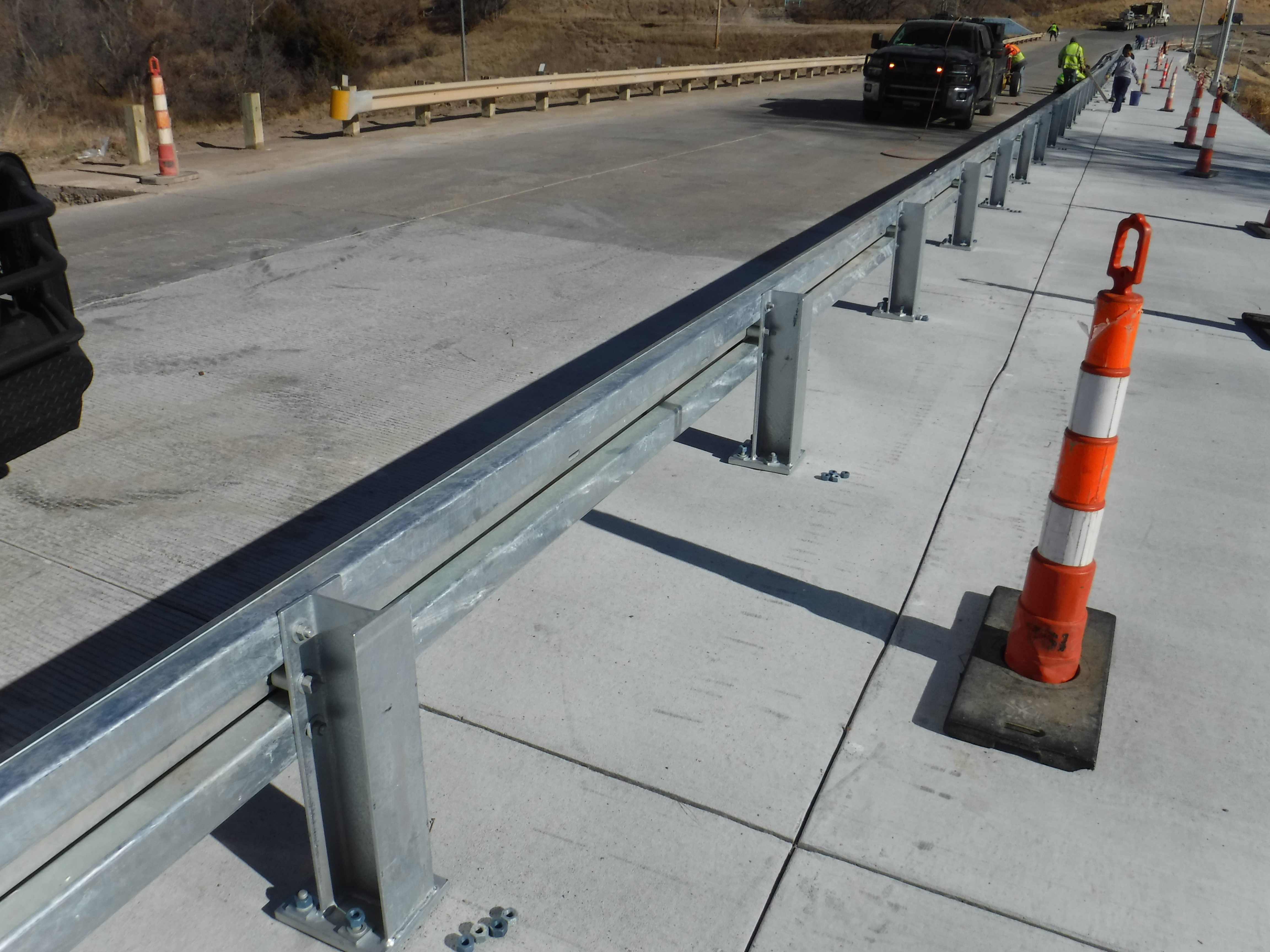 KLJ worked with Loiseau Construction, Inc. to find an alternative engineering design for the retaining wall, concrete pavement, and guardrail installation.