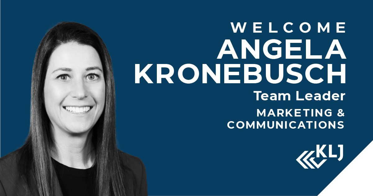 KLJ Welcomes Angela Kronebusch in Minnesota