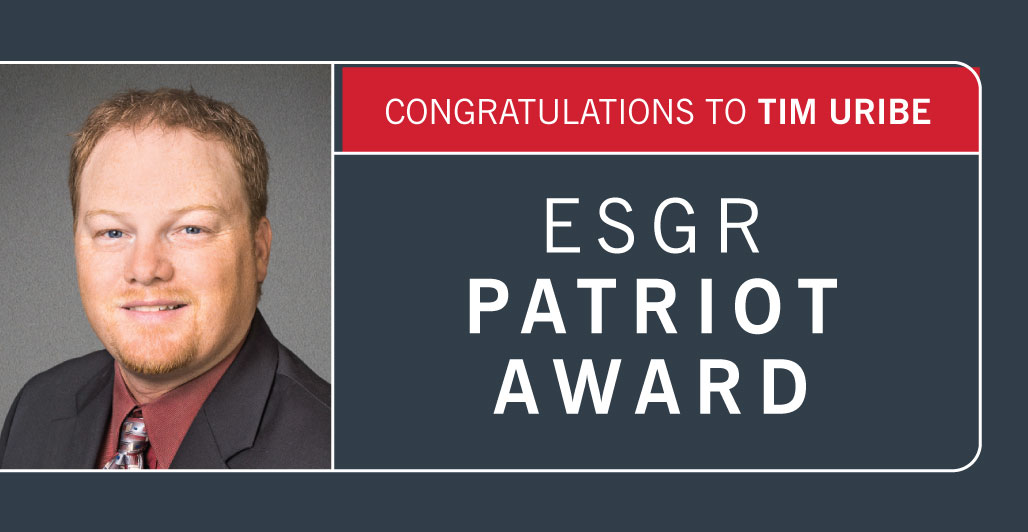 Uribe Awarded Patriot Award