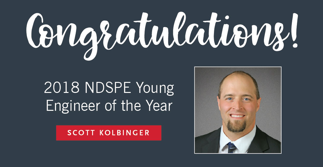 Kolbinger Receives Young Engineer of the Year Award