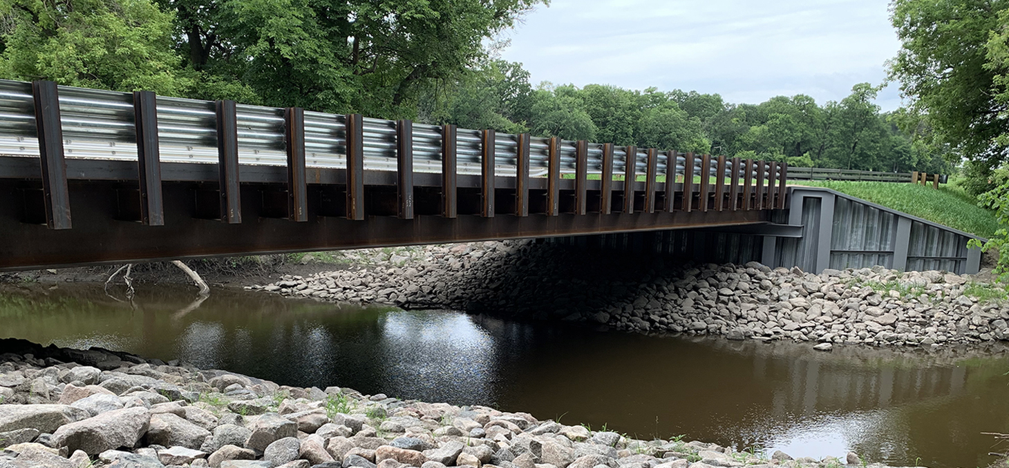 Grand Forks County Prefabricated Bridge