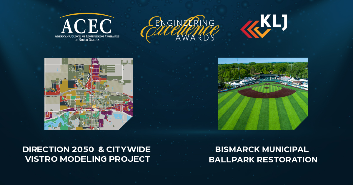 KLJ Awarded Two ACEC North Dakota Engineering Excellence Awards