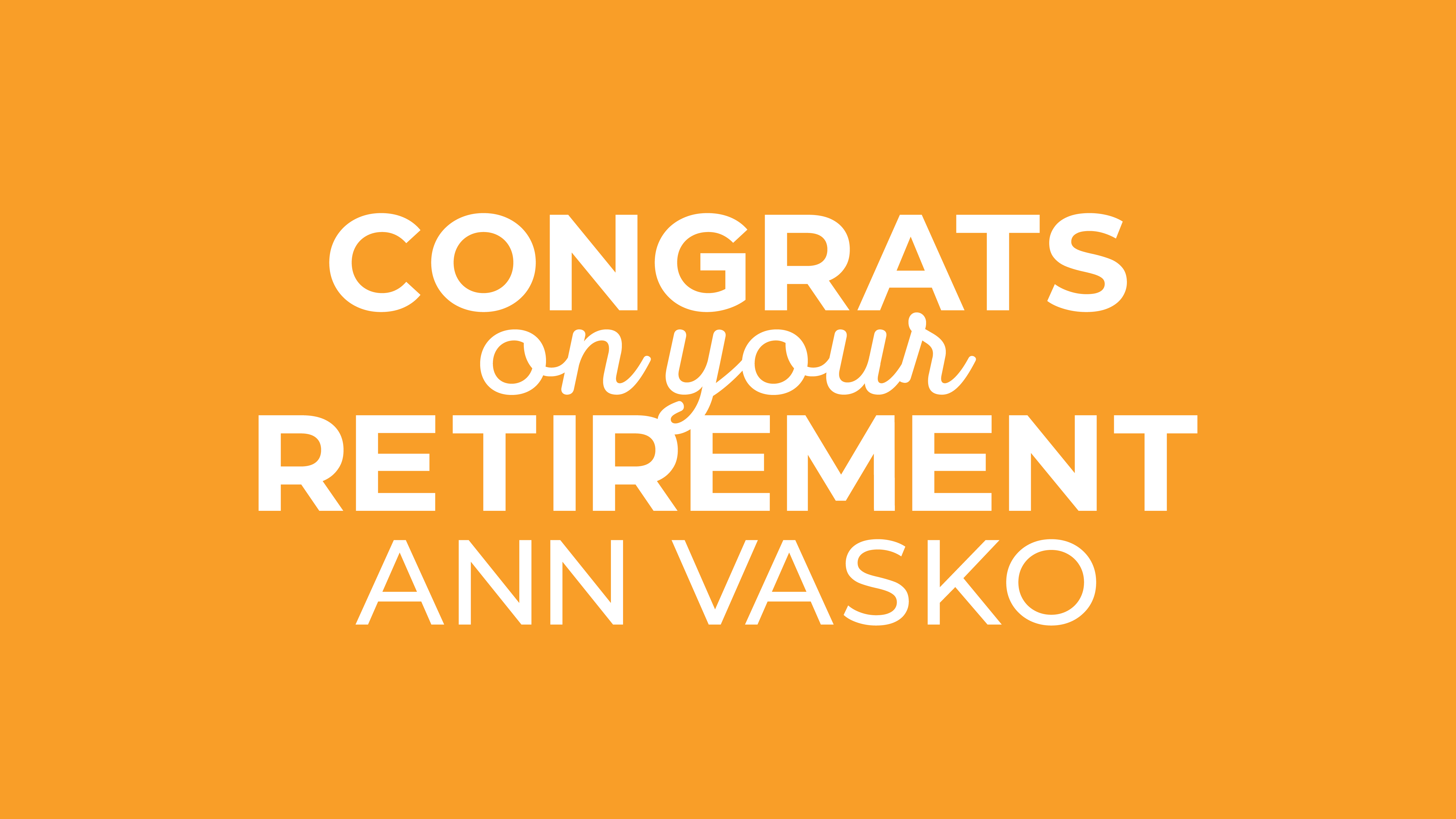 KLJ Announces the Retirement of Ann Vasko