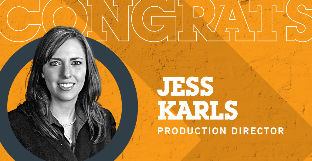 Jess Karls Promoted to Production Director