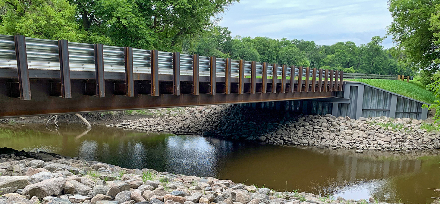 Grand Forks County Prefabricated Bridge