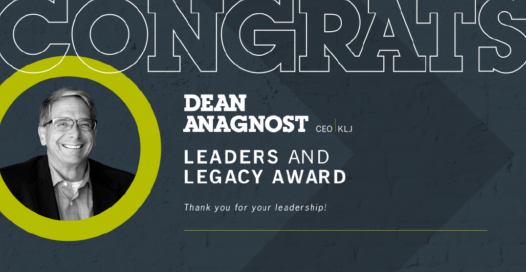 CEO, Dean Anagnost, Recognized with Leaders and Legacies Award